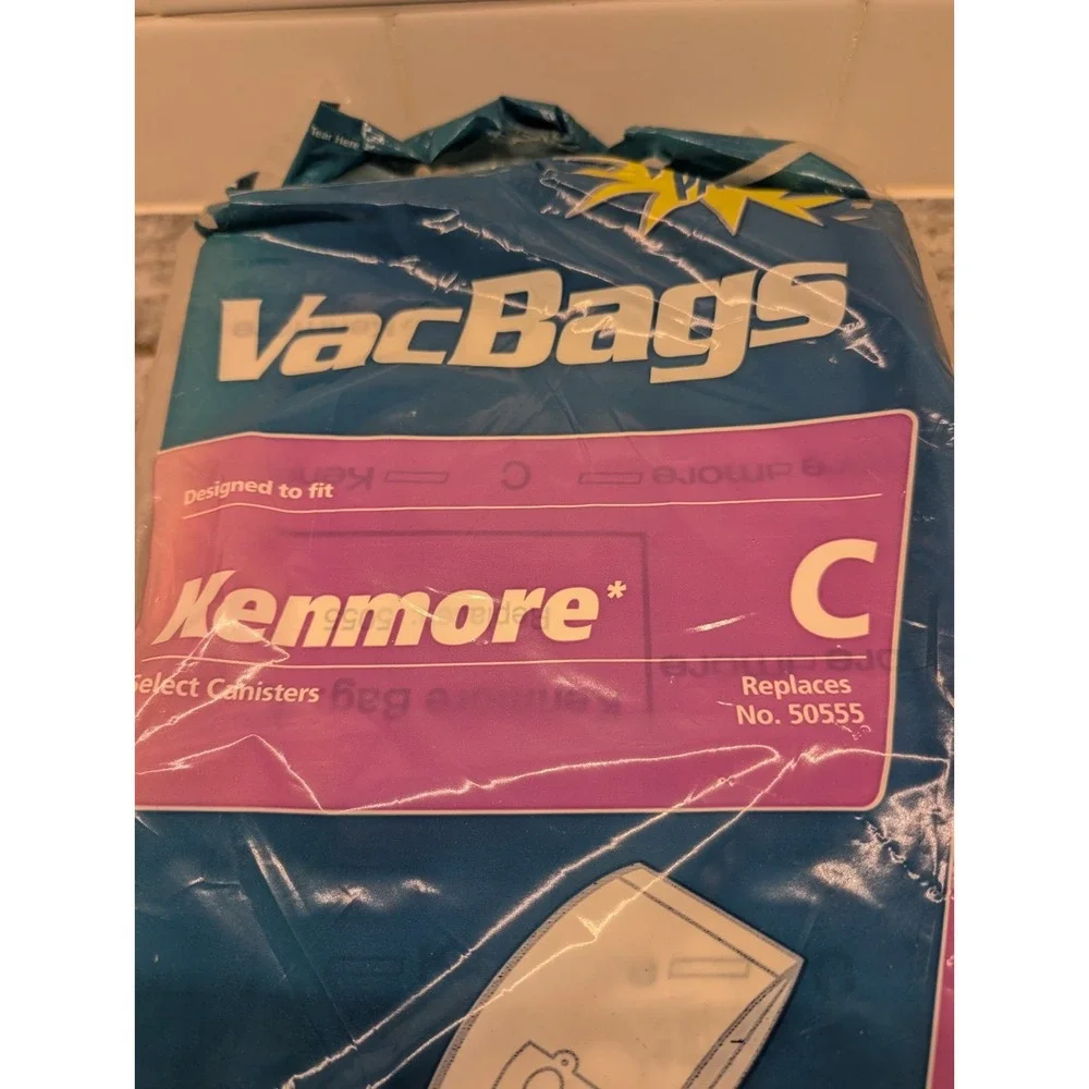 Opened (15 Total) Kenmore C Canister Ultra Care Vacuum Bags